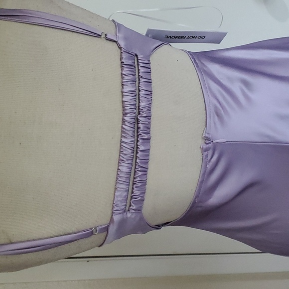 Princess Polly Fayden Biad Cut Lilac Maxi Dress Silky Sophistication - Picture 12 of 14